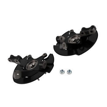 Pair Steering Knuckle fit for Honda Pilot 2005-2008 KA698492 698492 Black