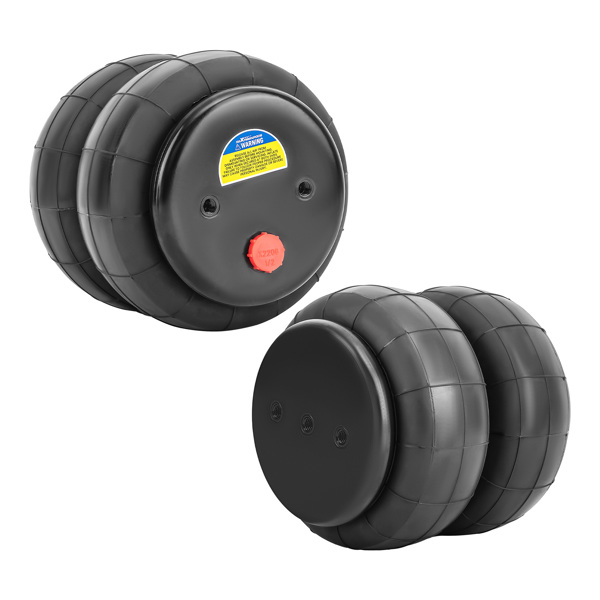 Set of 2 2600 lb Universal Air Bellow Air Spring Bag Single Port fit for Dodge Ram-6