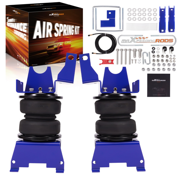 Air Helper Spring Bag Kit 5000lbs fit for Nissan Titan XD 5.6L V8 2016-2023-6