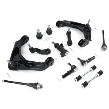 13pcs Front Upper Control Arms Tie Rods fit for Chevy Silverado Sierra 2500 3500 HD