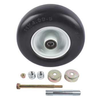 车轮总成 Wheel Assembly 103-9591 11x400x5 Replacement for Exmark 11X4.00X5 No Flat Solid Tire 325 LB