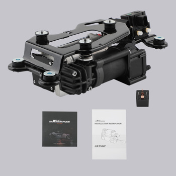 Air Suspension Compressor W/ Valve Block fit for BMW X5 F15 X6 F16 14-18 37206850555