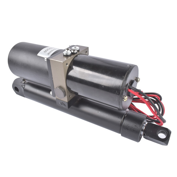 液压线性执行器 Hydraulic Linear Actuator DC 12V 8" Stroke Length 8000N 1700Lbs Stroke Length 200mm-6