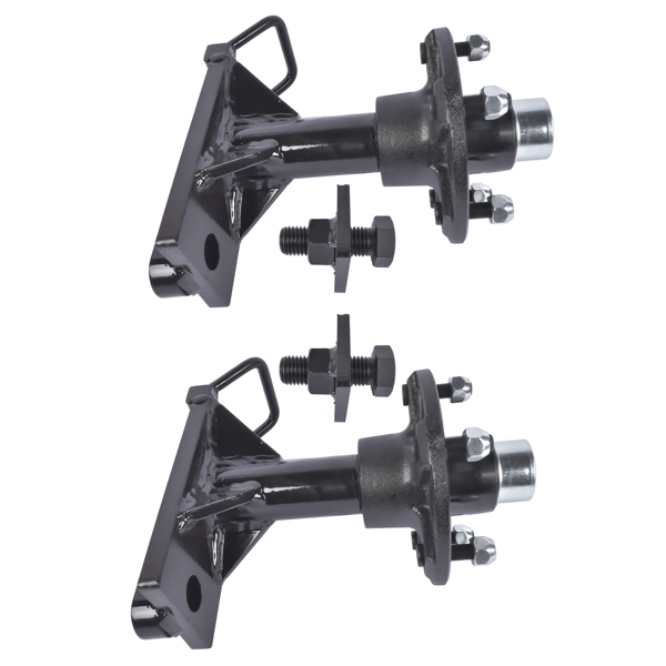 集装箱车轮 5x 5.5 Lug Superior Shipping Container Wheels, Bolt-on Spindle Kit 2 Spindles Container Moving Kit-1