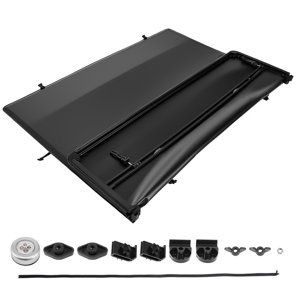 5.7ft Tri-Fold Cover fit for Ram 1500 Classic 2019-2024/New Body 19-2025 Crew Cab-6