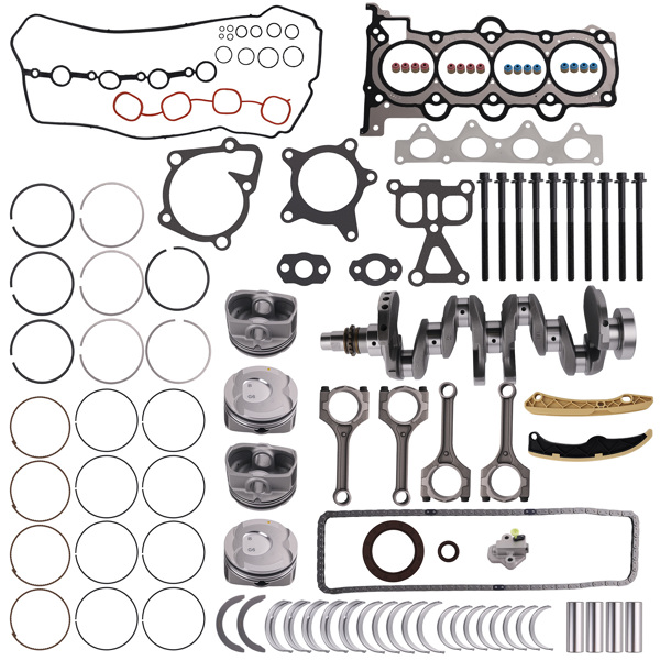 G4FD 1.6L Engine Overhaul Rebuild Kit - Crankshaft Rods / Timing fit for Hyundai KIA-6