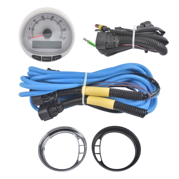 转速表 Tachometer Kit 7000 RPM Replacement for Mercury SmartCraft SC1000 79-8M0135634  879982T20-1