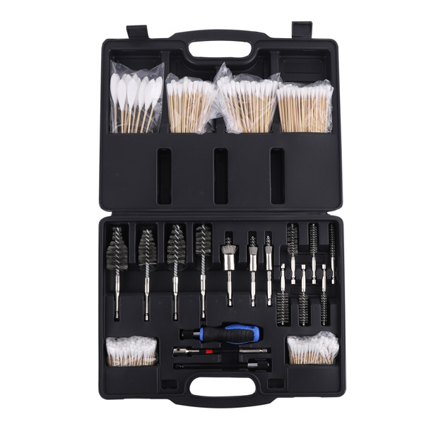 Diesel Injector Seat Brush Cleaning Kit fit for Heavy Duty Trucks Stainless Steel-5