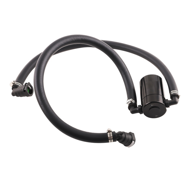Oil Catch Can Oil Separator Fit Ford F150 2.7L 5.0L Raptor 3.5L Ecoboost Black-5