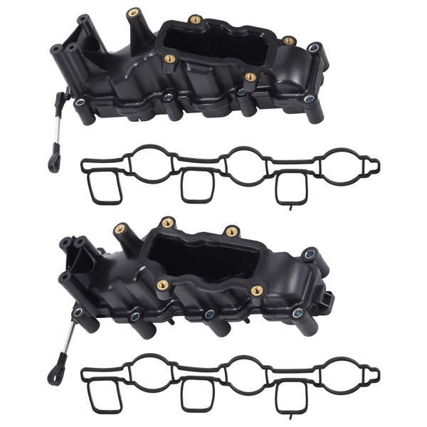 2PCS Left+Right Intake Manifold fit for VW TOUAREG (7LA, 7L6) 3.0TDI 02-10 059129712-6