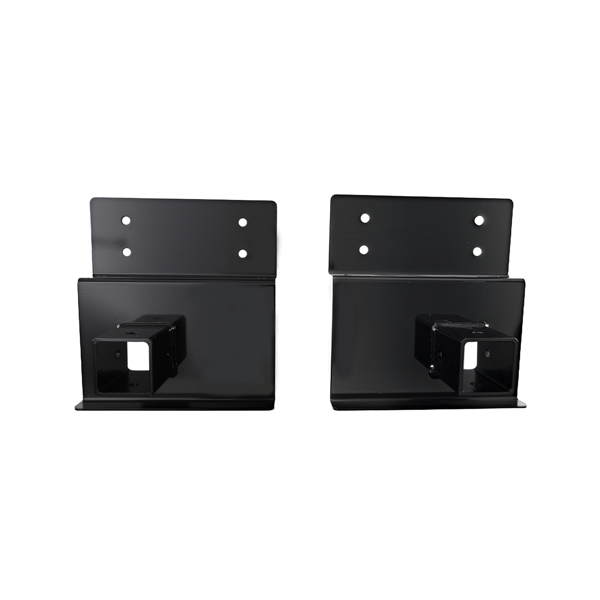 2in Square Hitch Receiver Class 3 Heavy Duty Steel Black 3500lbs Capacity-1