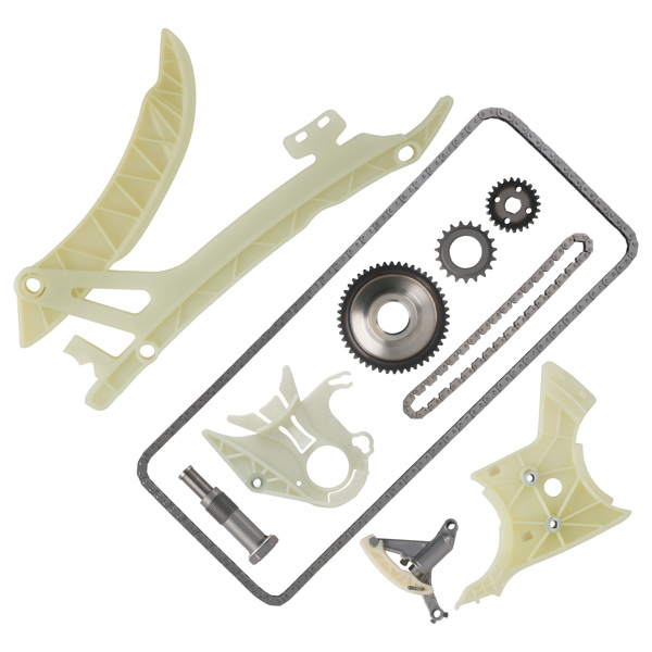 Timing Chain Oil Pump Chain Kit fit for BMW F30 F10 20i 28i 2.0L Turbo L4 N20 N26-6