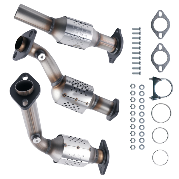 Rear LH & RH Catalytic Converter fit for Ford Freestyle Five Hundred 3.0L 2005-2007-6