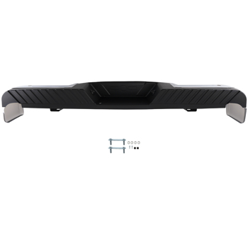 Chrome Rear Bumper Assembly fit fit for Ford F-150 09-14 Steel 9L3Z17906A Bolt-On