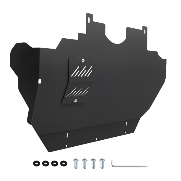 Black Front Skid Plate Body Rack fit for Toyota Tacoma 2024-25 2WD 4WD Steel-6