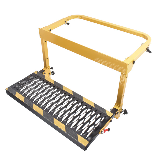 轮胎踏板 Tire Step Replacement for Truck RV Adjustable Folding Heavy Duty Wheel Step Max 350 Pounds-3