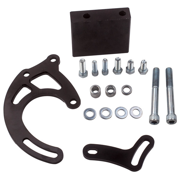 Aluminum Bracket fit for Chevy 396 427 454 BBC EWP SWP fit for Saginaw P Series Pump-5