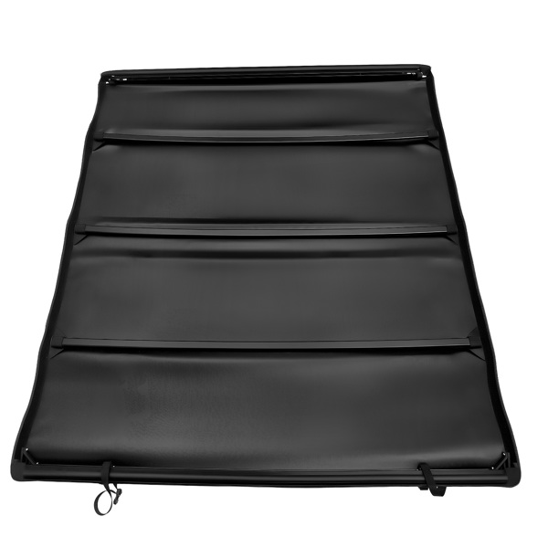 Roll-Up Tonneau Cover 5.5ft fit for Nissan Titan 2004-15 Extra Short Bed W/LED Lamp-1