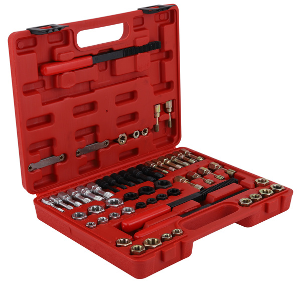 56pcs Thread Restorer Kit Rethread Repair Tool Unc Unf & Metricthread Chaser New-3