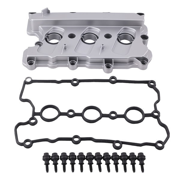 Valve Cover Assembly fit for Audi A6 A7 Q7 3.0L V6 2012-2019 06E103471S Pair-2