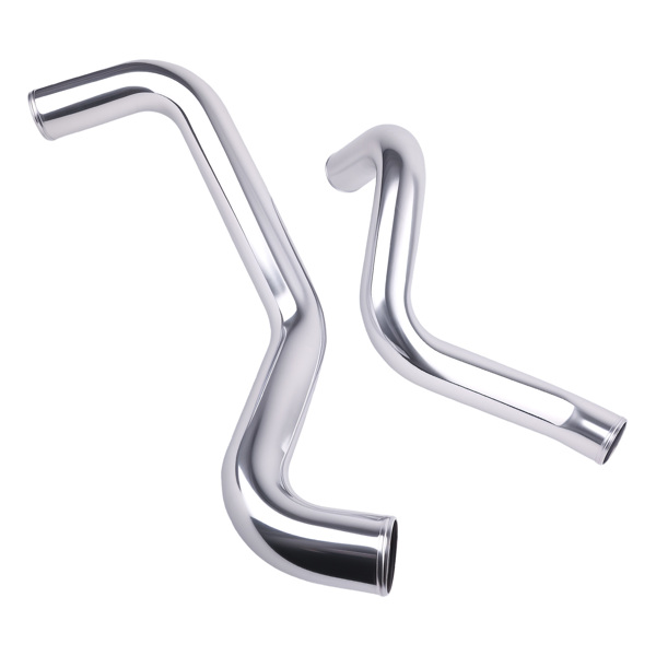 3" Polished Intercooler Pipe Boot Kit fit for GMC 6.6L LB7 Duramax Diesel 2002-04-4