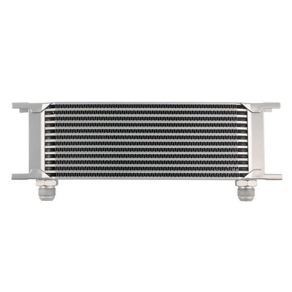 Oil Cooler + Filter Relocation Kit Fit fit for Universal 13 Row AN-10 Engine Sliver-5