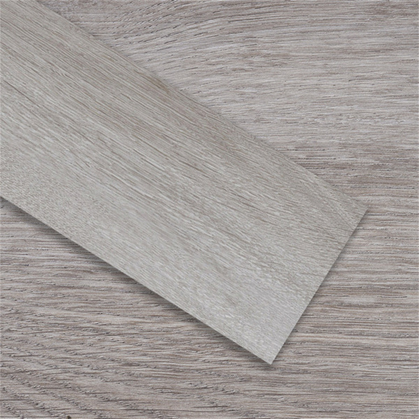 48块木纹乙烯基厚木板地板，36平方英尺防水PVC地砖，适用于家居- 灰色-10