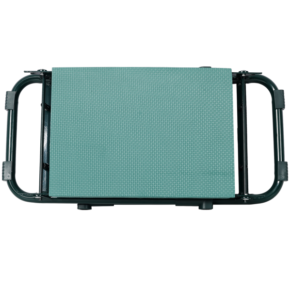 园艺跪垫兼座椅长凳——附赠2个工具收纳袋，可折叠设计，配有EVA泡沫垫、加宽加厚软垫及大型工具包，专为园艺爱好者打造。--不支持self-pick up且不支持指定仓库发货-6