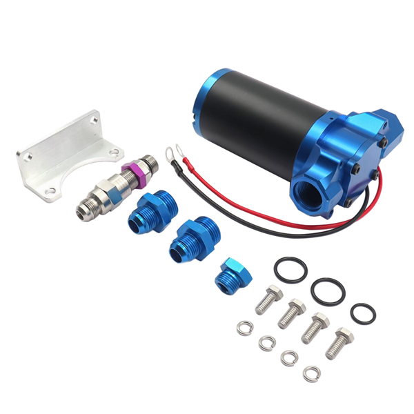 燃料气酒精泵 Durable 400GPH Electric Fuel Gas Alcohol Pump Blue Replacement for Street Racing DM-2806-1