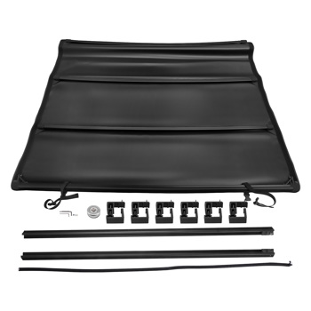 5.5ft Soft Roll Up Truck Bed Tonneau Cover fit for Ford F-150 2009-2014 Waterproof