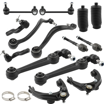 14pcs Front Control Arm Tie Rods Sway Bar End Link Kit fit for Ford Fusion 2007-2009