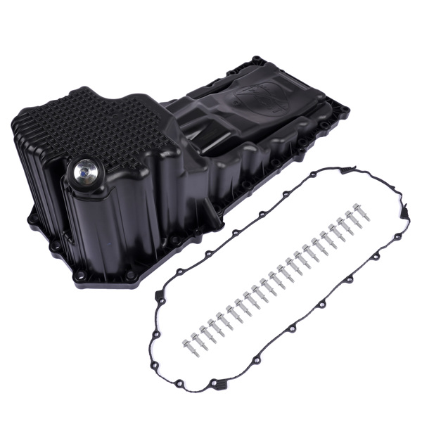 油底壳 Engine Oil Pan w/ Gasket Replacement for Jeep Grand Cherokee Dodge Durango 3.6L 5.7L AWD 68160481AA 68160481AB 68160481AC-4