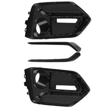 Pair Front Bumper Fog Grille Cover Trim fit for Honda Civic 2017-2021 71118TGGA50ZB