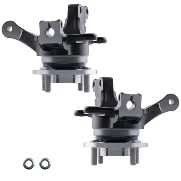 2x Front LH Right Wheel Bearing Hub Knuckle Assembly Fit fit for Nissan Versa 13-19-6