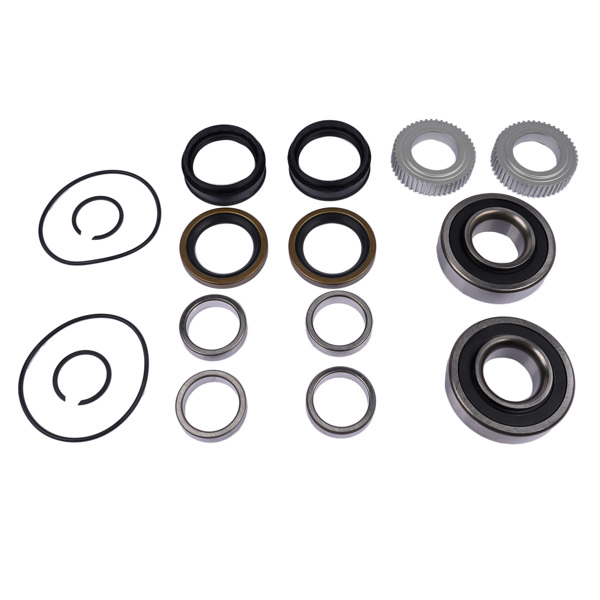 车轮轴承和密封套件 ABS Rear Wheel Bearing Seal Ring Kit Replacement for 69-06 Toyota 4Runner Tacoma Tundra T100-5