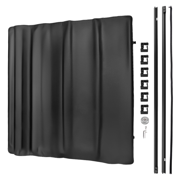 6.9FT Roll-Up Tonneau Cover fit for GMC Sierra Silverado 2500HD 3500HD 2020-2026-6