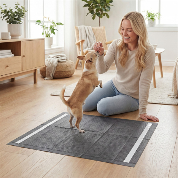 150包24英寸x24英寸6层超吸水宠物训练垫，带气味控制-7