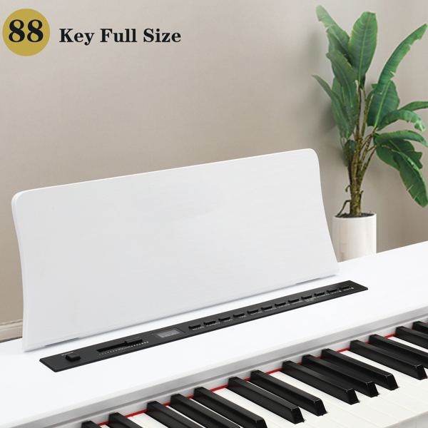 【AM不售卖】GDP-104/A-815 88键重锤键盘 无盖立式 白色 电钢琴 英国-9