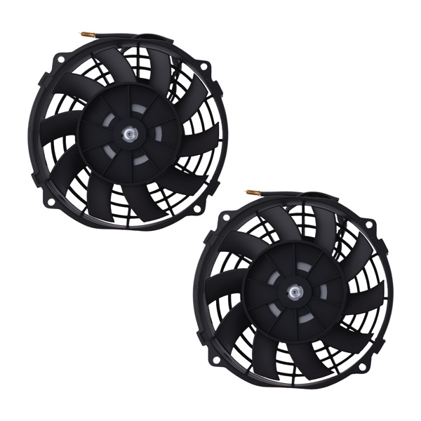 2X 7" Electric Radiator Fan Universal Push Pull Type 2900RPM 240W Cooling System-3