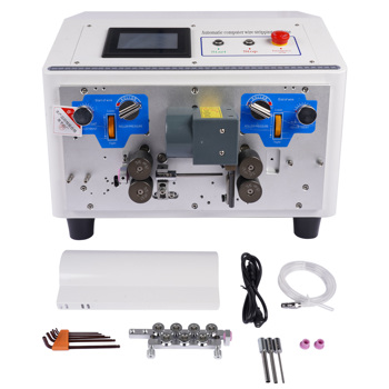 自动剥线机 Automatic Wire Stripping Machine Cable Stripper 110V with 4.3\\" Touch Screen New