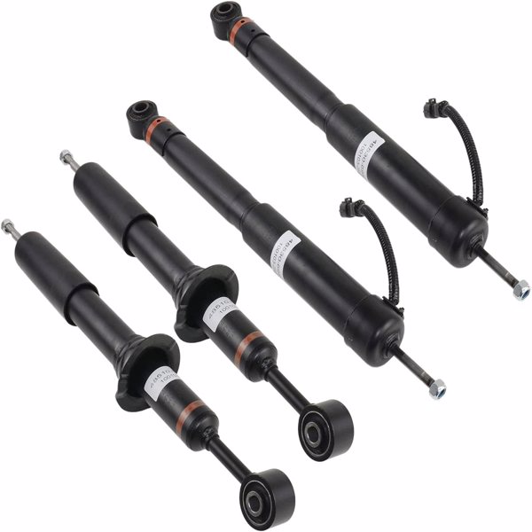 减震器 4pcs Front & Rear Air Shocks Struts Absorbers ADS Kit Replacement for Lexus GX470 Toyota Land Cruiser 2003-2009 4853060071 4853069185-4