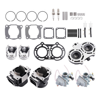 Carburetor Carb Cylinder Head Piston Gasket Kit fit for Yamaha Banshee 350 87-06