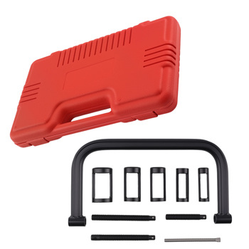 Heavy Duty Engine Tool fit for Vehicle Repair with 5 Adaptors Steel Storage Case