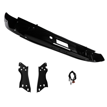 Rear Bumper Assembly Black Steel fit for Sierra 1500 Classic 2007 12335696