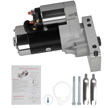 Starter fit for Chevy Best High Torque 3HP 153 168 Tooth 350 400 Black SBC