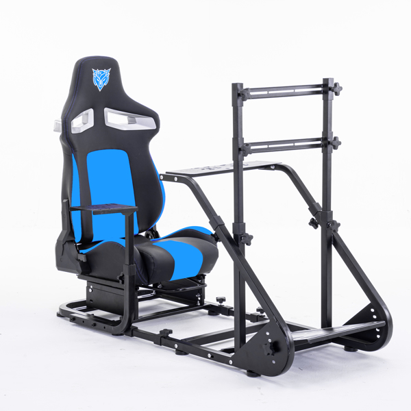 增强型稳定赛车方向盘驾驶舱，兼容 Fanatec、PXN、Thrustmaster 和 Logitech 可调节驾驶模拟器，但不包含手刹、踏板和显示器。--不支持self-pick up且不支持指定仓库发货-1