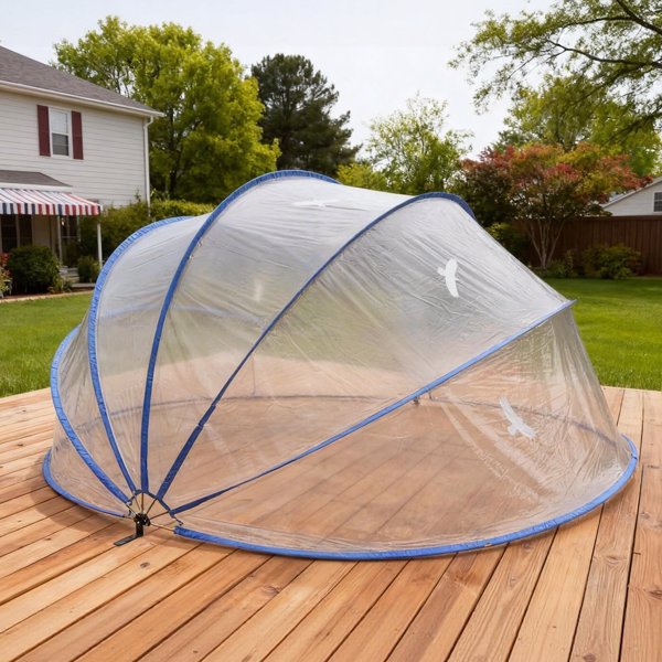 16英尺伸缩式泳池盖、PVC薄膜玻璃纤维杆泳池围栏、户外游泳池配件--不支持self-pick up且不支持指定仓库发货-15