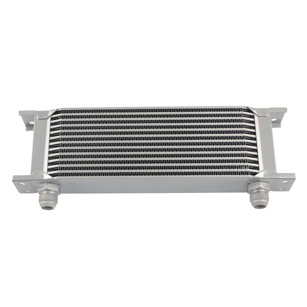 Oil Cooler + Filter Relocation Kit Fit fit for Universal 13 Row AN-10 Engine Sliver-4