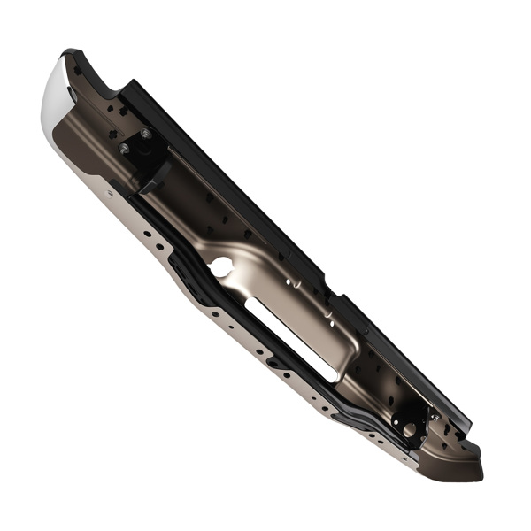 Chrome Complete Rear Step Bumper Assembly fit for Toyota Tacoma Trucks 1995-2004-1