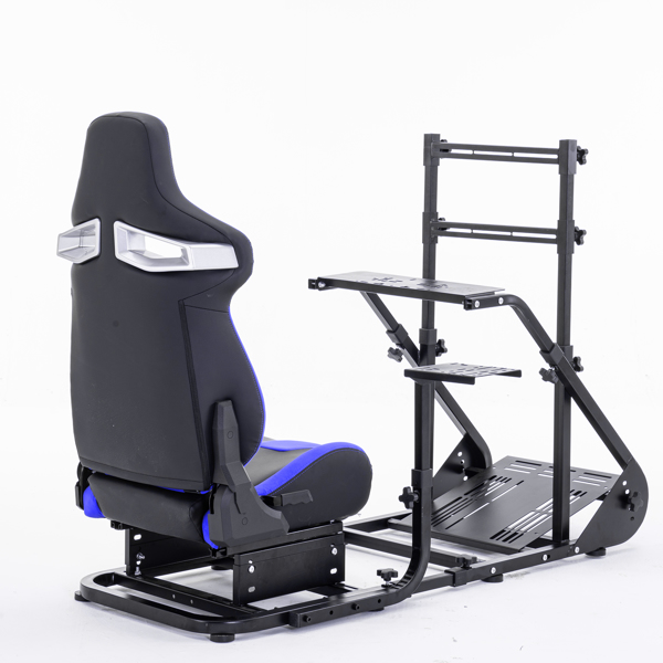 增强型稳定赛车方向盘驾驶舱，兼容 Fanatec、PXN、Thrustmaster 和 Logitech 可调节驾驶模拟器，但不包含手刹、踏板和显示器。--不支持self-pick up且不支持指定仓库发货-5